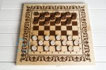 Игра 4 в 1 нарды, шашки, шахматы, карты 40х40 см 